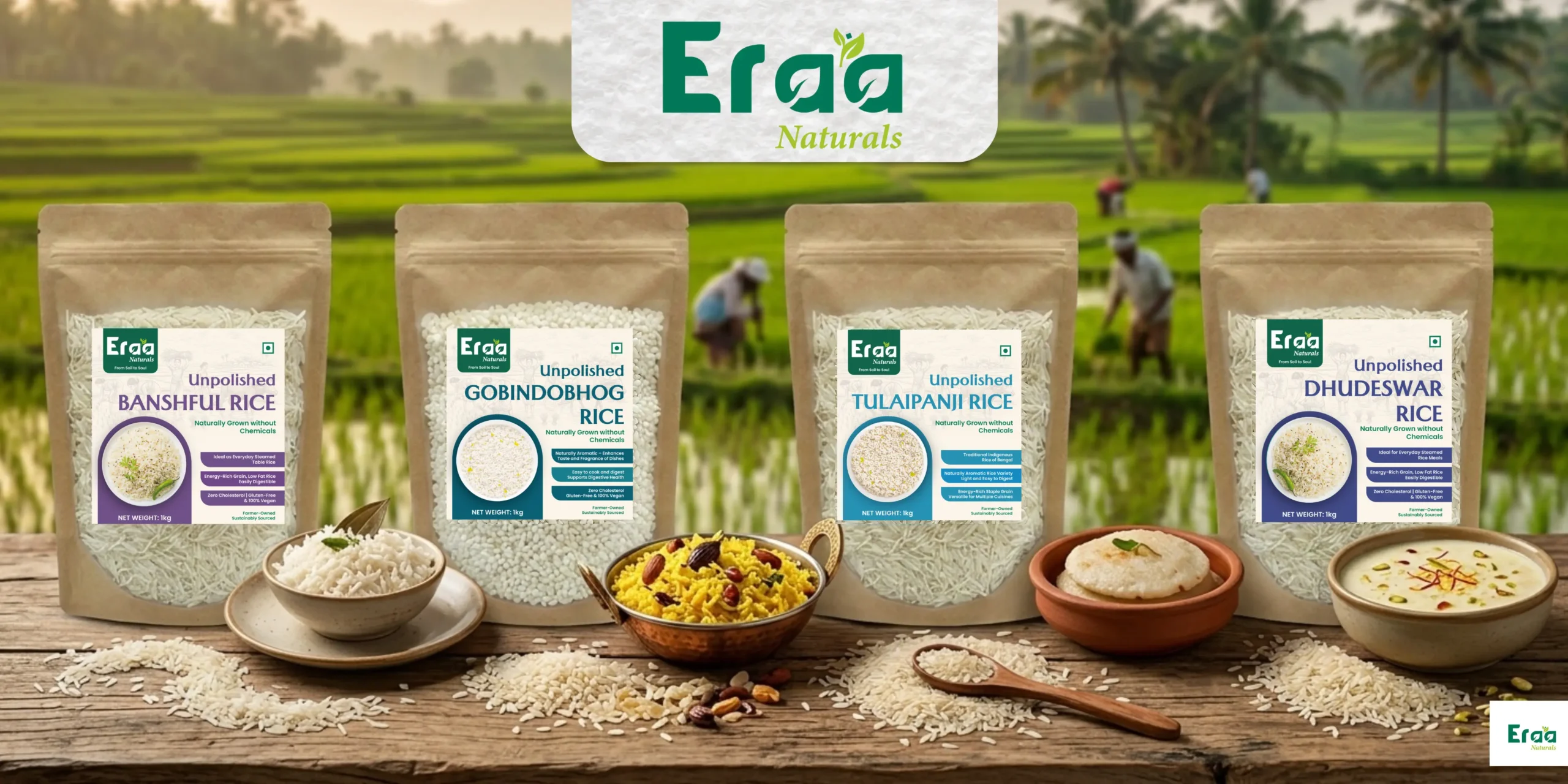 eraa naturals slide aromatic rice