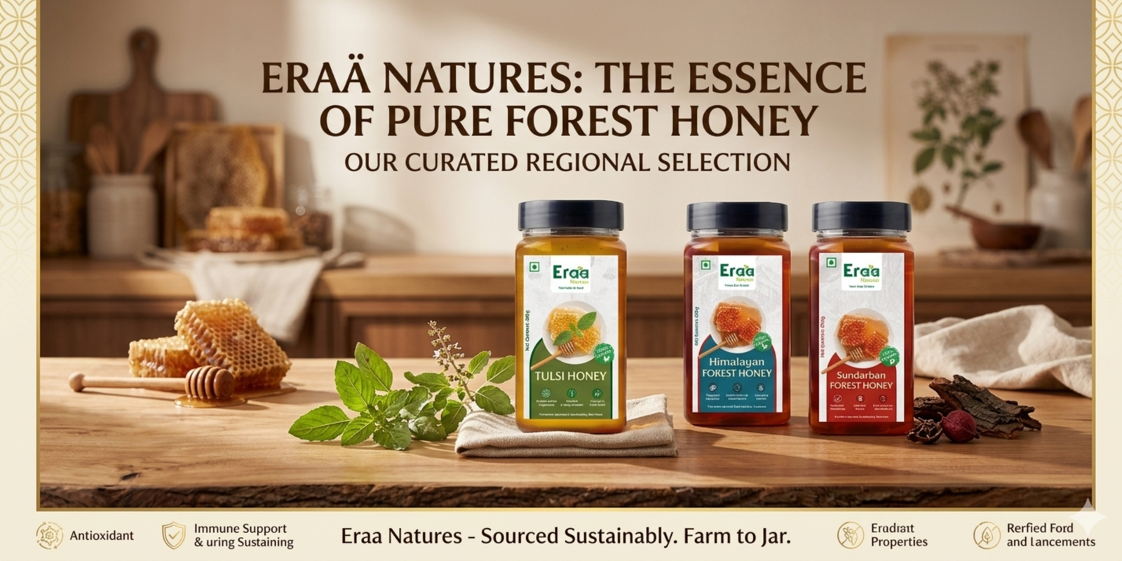 eraa naturals honey banner