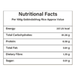 Gobindo bhog rice nutritional facts - eraa naturals
