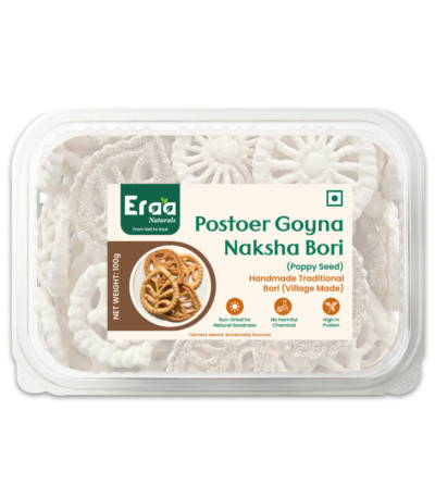 Posto Naksha Bori 100g Pack – Poppy Seed Designer Bori