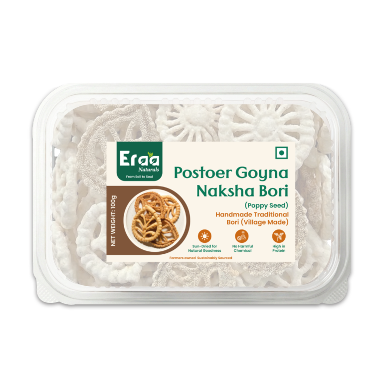 Posto Naksha Bori 100g Pack – Poppy Seed Designer Bori