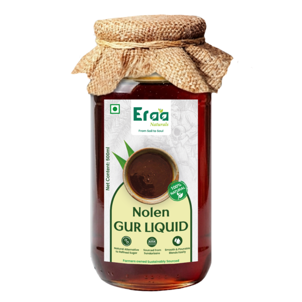 Nolen Gur Liquid 500g Bottle – Date Palm Jaggery Syrup