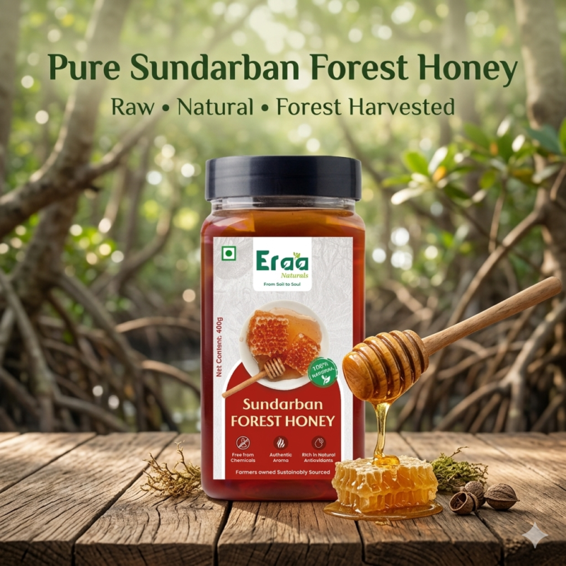 Sundarban forest honey bottle eraa naturals