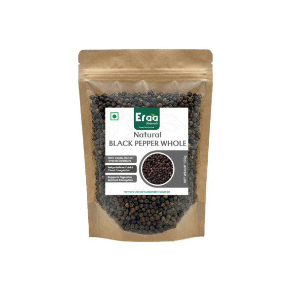 Black Pepper 100g Pack – Whole Kali Mirch