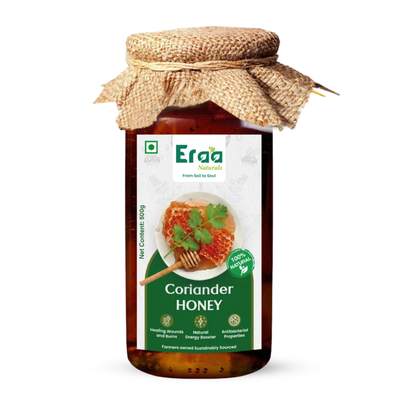 Raw Coriander Honey 500g Glass Bottle – Eraa Naturals