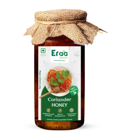 Raw Coriander Honey 500g Glass Bottle – Eraa Naturals
