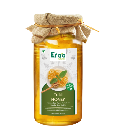 Raw Tulsi Honey 250g Glass Bottle – Eraa Naturals