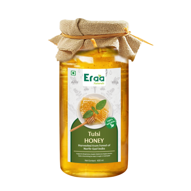 Raw Tulsi Honey 250g Glass Bottle – Eraa Naturals