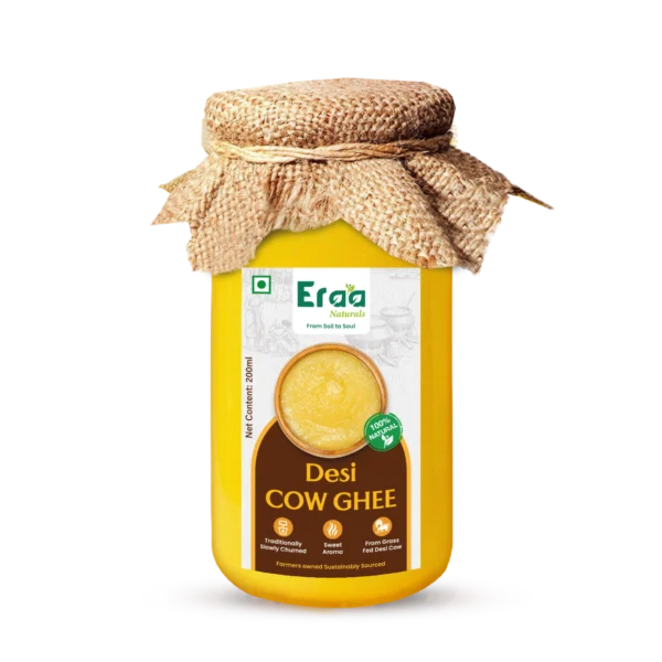 Desi Cow Ghee 200ml Glass Bottle – Eraa Naturals