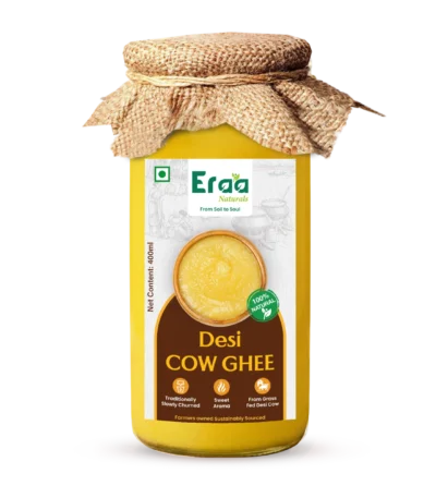 Desi Cow Ghee 400ml Glass Bottle – Eraa Naturals