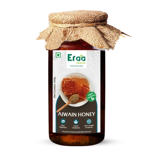 Raw Ajwain Honey 250g Glass Bottle – Eraa Naturals