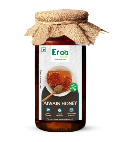 Raw Ajwain Honey 250g Glass Bottle – Eraa Naturals