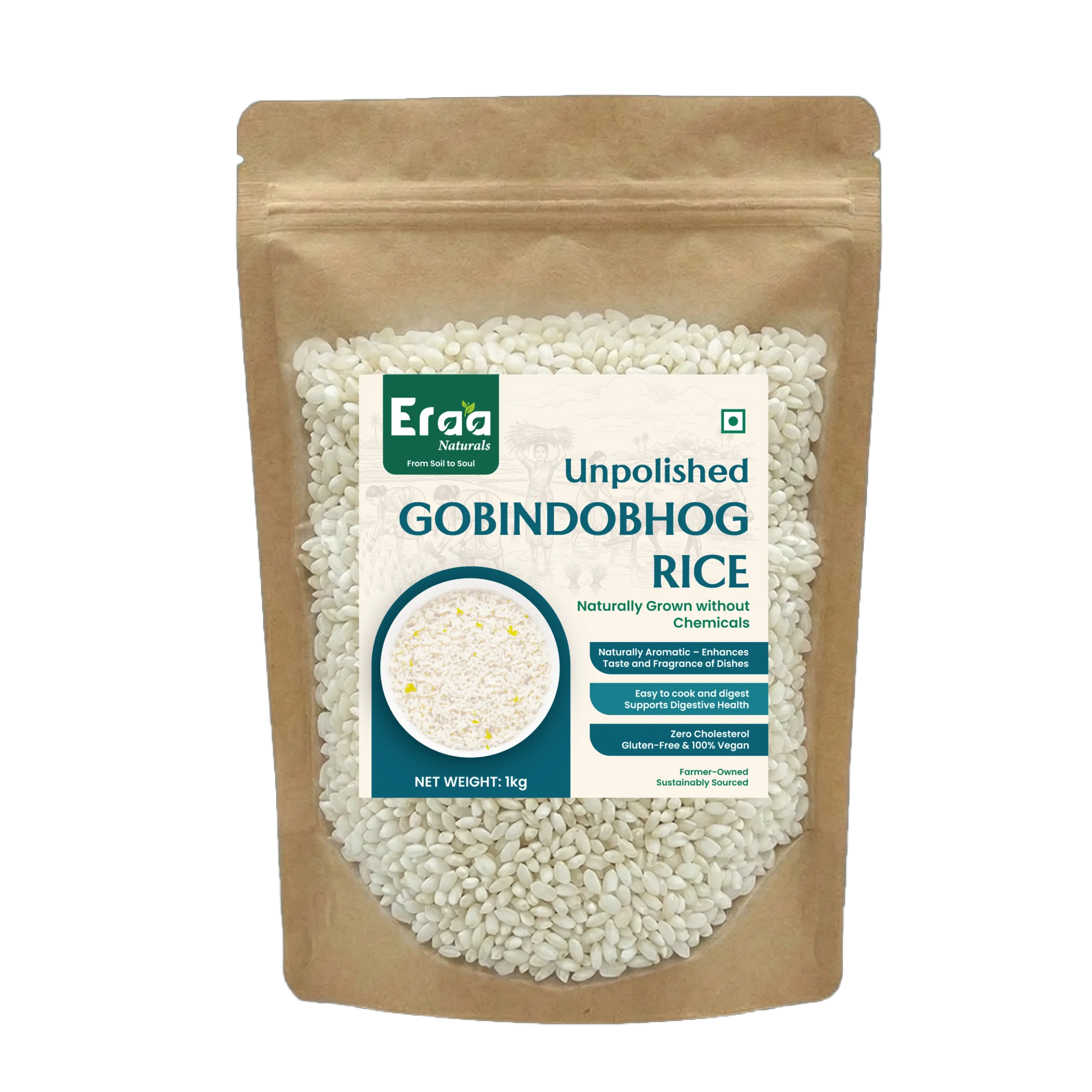 gobindo bhog rice 1kg packet mineral rich rice. gobindo bhog rice 1kg packet mineral rich rice.